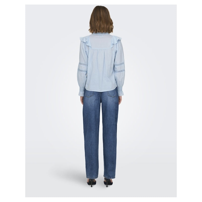 ONLY ONLY dame bluse ONLJULIA Blouse Cashmere Blue