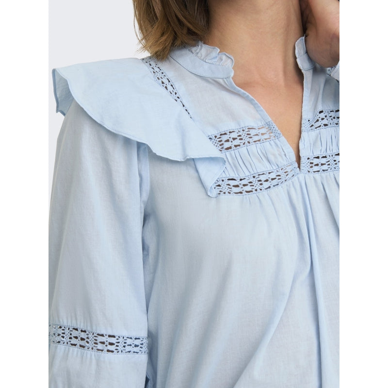 ONLY ONLY dame bluse ONLJULIA Blouse Cashmere Blue
