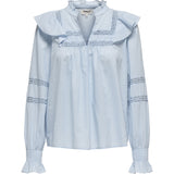 ONLY ONLY dame bluse ONLJULIA Blouse Cashmere Blue