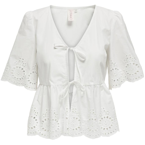 ONLY ONLY dame bluse ONLMILIA Blouse Bright White