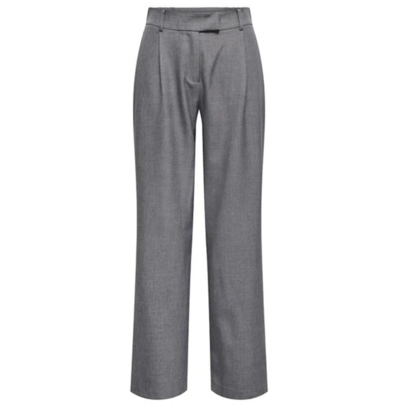 ONLY ONLY dame bukser ONLLINDA Pant Medium grey melange