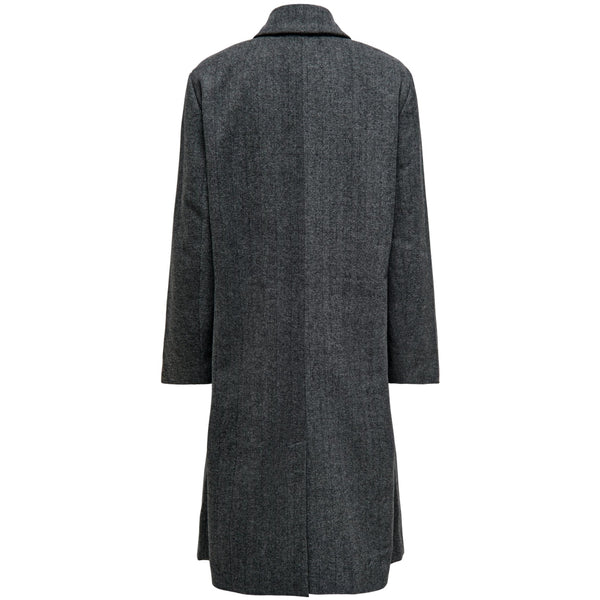 ONLY ONLY dame frakke ONLWILLA Coat Dark grey melange