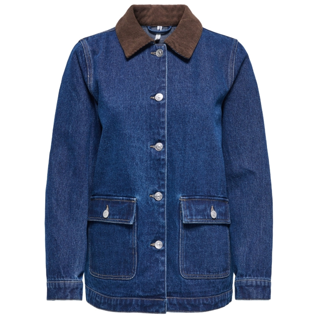 ONLY dam jacka ONLFRANKIE - Dark Blue Denim main image 1