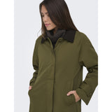 ONLY ONLY dame jakke ONLORCHID Jacket Dark Olive Chocolate Torte
