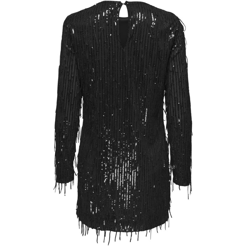 ONLY ONLY dame kjole ONLANIKA Dress Black Black sequins