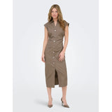 ONLY ONLY dame kjole ONLBABE-ZORO Dress Walnut