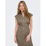 ONLY ONLY dame kjole ONLBABE-ZORO Dress Walnut