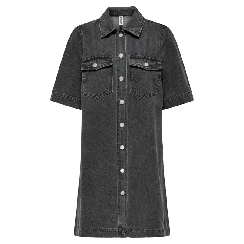 ONLY ONLY dame kjole ONLBELLE Restudsalg Washed Black