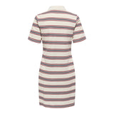 ONLY ONLY dame kjole ONLEVIE Dress Antique White Navy blazer+ruby wine