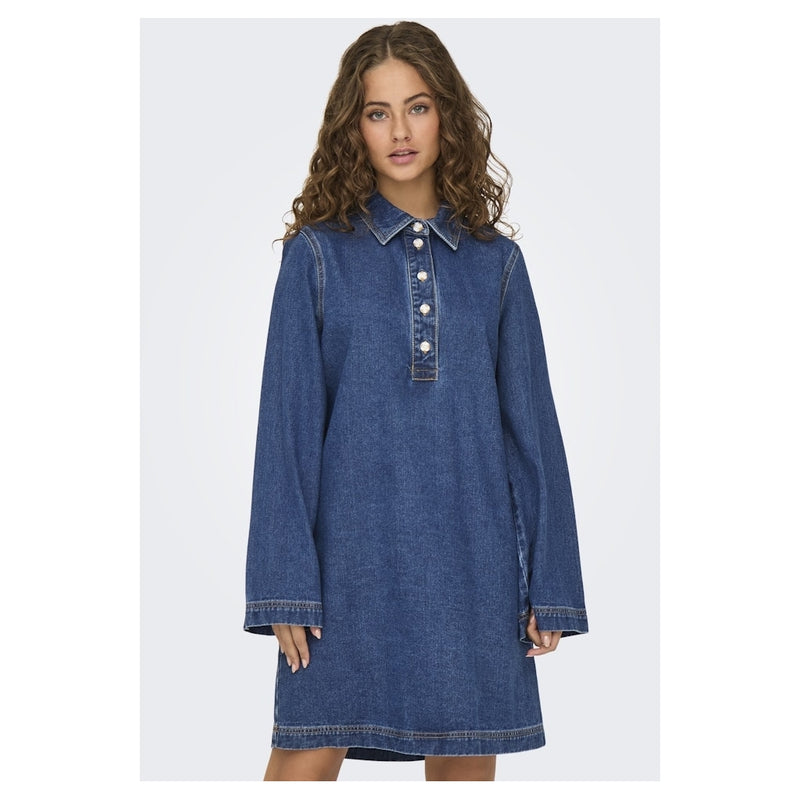 ONLY ONLY dame kjole ONLFREYA Dress Medium blue denim