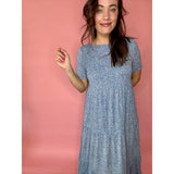 ONLY ONLY dame kjole ONLMAYA Dress Faded Denim MULTI DOT