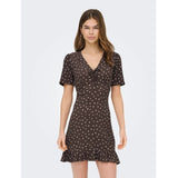 ONLY ONLY dame kjole ONLMOLLY Dress Shopping bag cloud dancer dots