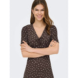 ONLY ONLY dame kjole ONLMOLLY Dress Shopping bag cloud dancer dots