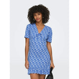 ONLY ONLY dame kjole ONLMOLLY Dress Ultramarine Cloud dancer ditsy