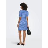 ONLY ONLY dame kjole ONLMOLLY Dress Ultramarine Cloud dancer ditsy