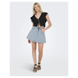 ONLY ONLY dame nederdel ONLEDEN Skirt Light Blue Denim