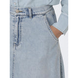 ONLY ONLY dame nederdel ONLMINDY Restudsalg Light Blue Denim