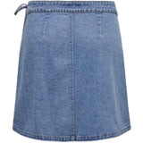 ONLY ONLY dame nederdel ONLVILLA Restudsalg Light Blue Denim