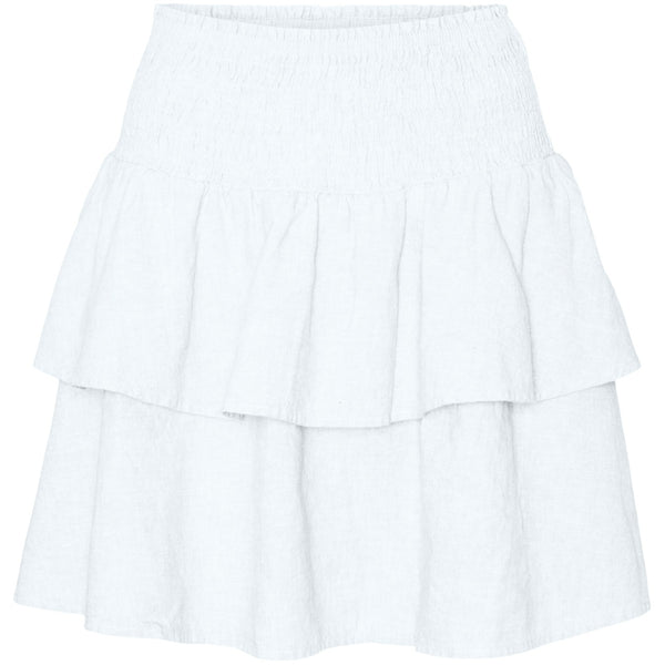Vero Moda ONLY dame nederdel VMLUNA Skirt Bright White