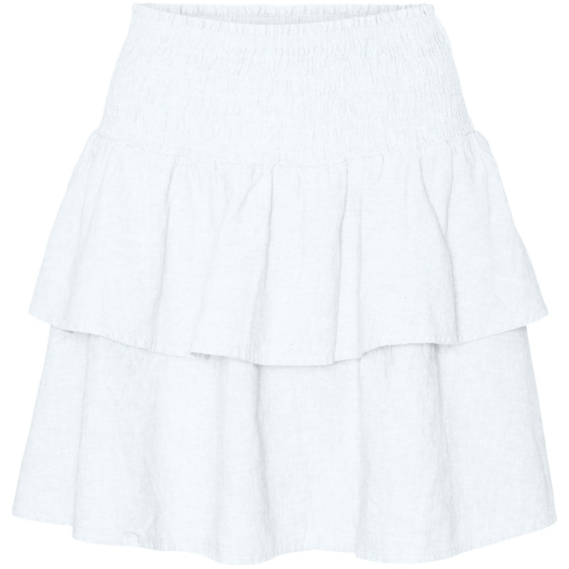 Vero Moda VERO MODA dame nederdel VMLUNA Skirt Bright White