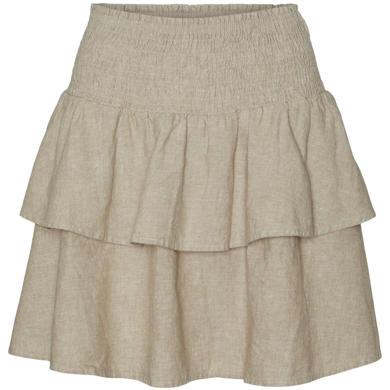 Vero Moda ONLY dame nederdel VMLUNA Skirt Gray Morn