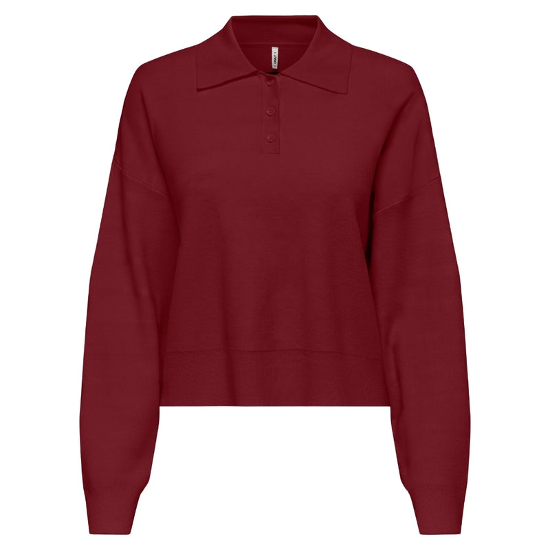 ONLY ONLY dame polo ONLLUCY Knit Cabernet