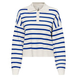 ONLY ONLY dame polo ONLLUCY Knit Cloud Dancer Surf The Web