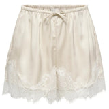 ONLY ONLY dame shorts ONLMENUS Shorts Birch WHITE LACE