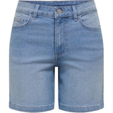 ONLY ONLY dame shorts ONLMIA Shorts Light Blue Denim