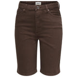 ONLY ONLY dame shorts ONLSONNY Shorts Dark Brown denim