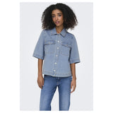 ONLY ONLY dame skjorte ONLBELLE Shirt Light Blue Denim