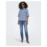 ONLY ONLY dame skjorte ONLBELLE Shirt Light Blue Denim