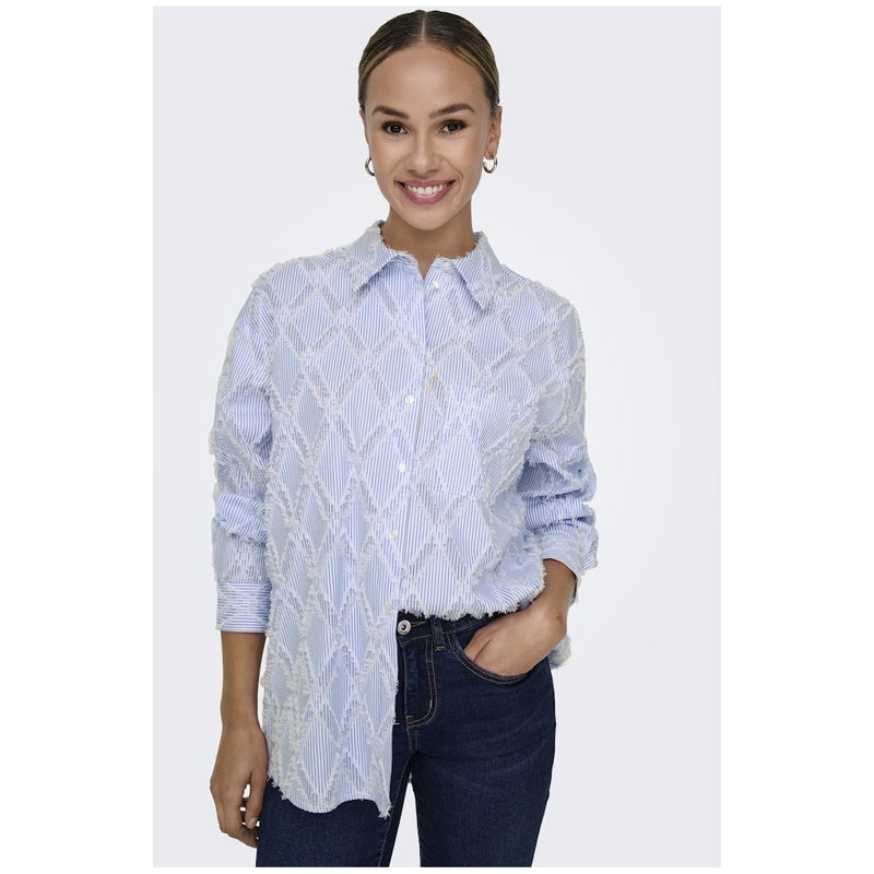 ONLY ONLY dame skjorte ONLBENI Shirt Bright White EBB AND FLOW