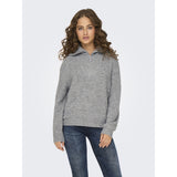 ONLY ONLY dame strik ONLBAKER Knit Medium grey melange