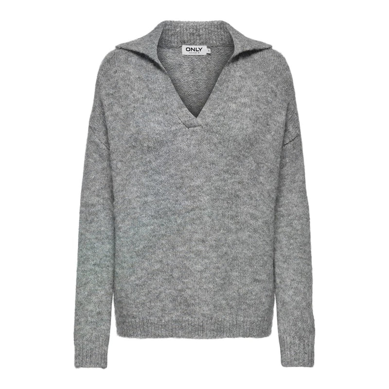 ONLY ONLY dame strik ONLMAGGIE Knit Light Grey Melange