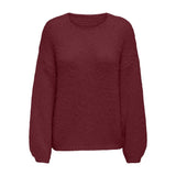 ONLY ONLY dame strik ONLNORDIC Knit Cabernet