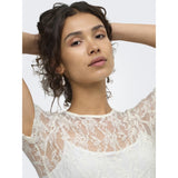 ONLY ONLY dame t-shirt ONLALBA T-shirt Cloud Dancer