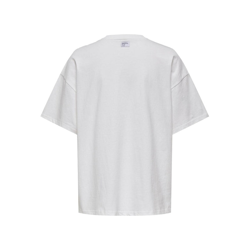 ONLY ONLY dame t-shirt ONLCASSIE T-shirt Bright White New york + labels brooklyn