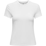 ONLY ONLY dame t-shirt ONLEA T-shirt Bright White