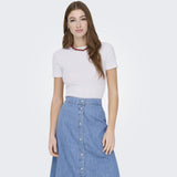 ONLY ONLY dame t-shirt ONLJUNE T-shirt White