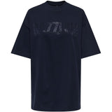 ONLY ONLY dame t-shirt ONLRIRI Restudsalg Navy Blazer Dazzling