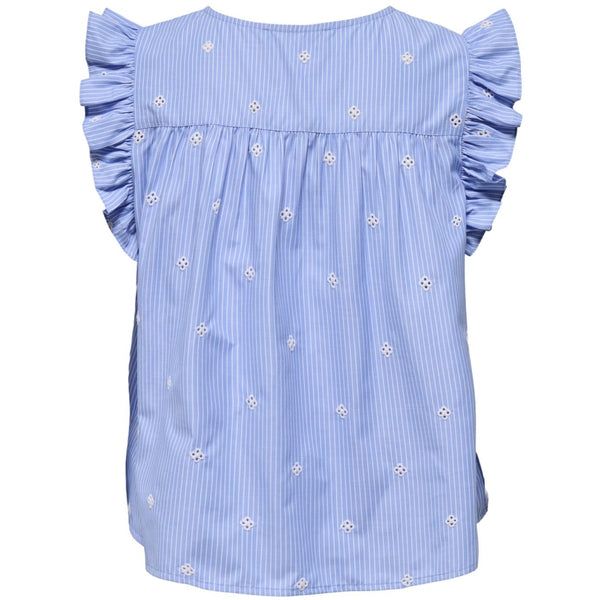 ONLY ONLY dame top ONLAMANDA Top Coronet Blue WHITE