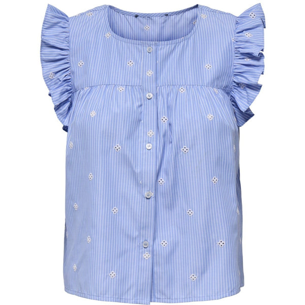 ONLY ONLY dame top ONLAMANDA Top Coronet Blue WHITE