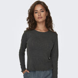 ONLY ONLY dame top ONLCARLOTTA Top Dark grey melange