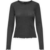 ONLY ONLY dame top ONLCARLOTTA Top Dark grey melange