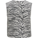 ONLY ONLY dame top ONLDORSI Top Light Grey Denim ZEBRA