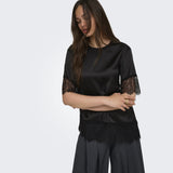 ONLY ONLY dame top ONLINDONA T-shirt Black