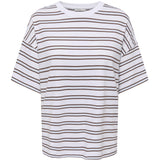 ONLY ONLY dame top ONLLISA Top Cloud Dancer BLUE / BROWN