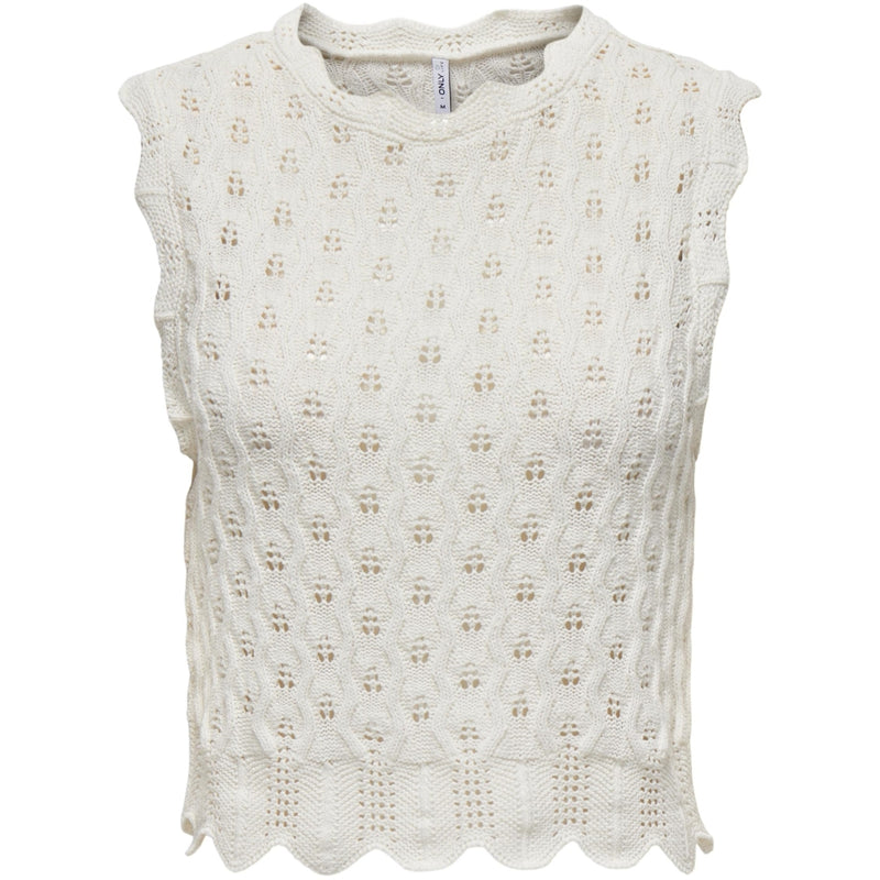 ONLY ONLY dame top ONLLUNA Knit Cloud Dancer