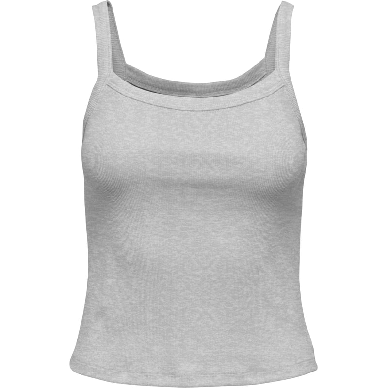 ONLY ONLY dame top ONLVIRA Top Light Grey Melange